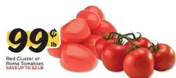 Winn Dixie Red Cluster or Roma Tomatoes offer