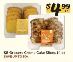 Winn Dixie SE Grocers Crème Cake Slices 14 oz offer
