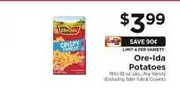 ShopRite Ore-Ida Potatoes offer