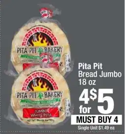 Super King Markets Pita Pit Bread Jumbo offer
