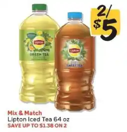 Winn Dixie Lipton Iced Tea 64 oz offer