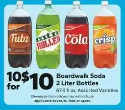 Save a Lot Boardwalk Soda offer