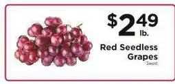 ShopRite Red Seedless Grapes offer