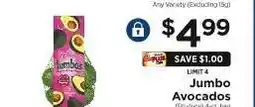 ShopRite Jumbo Avocados offer