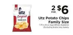 ShopRite Utz Potato Chips Family Size offer