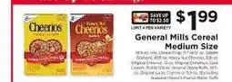 ShopRite General Mills Cereal Medium Size offer