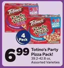 Save a Lot Totino's Party Pizza Pack offer