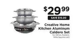 ShopRite Creative Home Kitchen Aluminum Caldero Set offer