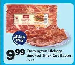 Save a Lot Farmington Hickory Smoked Thick Cut Bacon offer