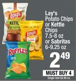 Super King Markets Lay's Potato Chips or Kettle Chips or Sabritas offer