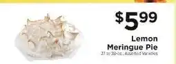 ShopRite Lemon Meringue Pie offer
