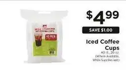 ShopRite Iced Coffee Cups offer