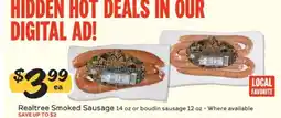 Winn Dixie Realtree Smoked Sausage offer