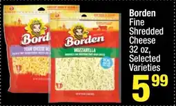 Super King Markets Borden Fine Shredded Cheese offer