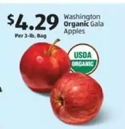 Aldi Washington Organic Gala Apples offer