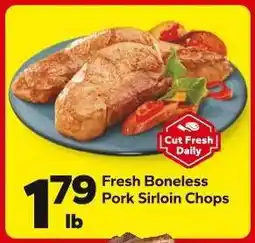 Save a Lot Fresh Boneless Pork Sirloin Chops offer