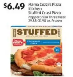 Aldi Mama Cozzi's Pizza Kitchen Stuffed Crust Pizza offer