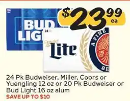 Winn Dixie Budweiser, Miller, Coors or Yuengling offer