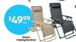 Aldi Belavi Folding Recliner offer