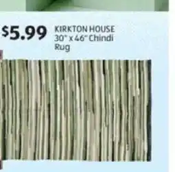 Aldi KIRKTON HOUSE 30 x 46 Chindi Rug offer
