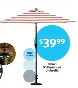 Aldi Belavi 9' Aluminum Umbrella offer