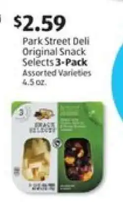 Aldi Park Street Deli Original Snack Selects 3-Pack offer