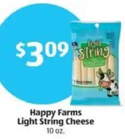 Aldi Happy Farms Light String Cheese offer