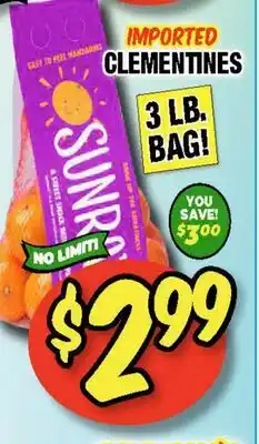 Western Beef SUNBLOOM IMPORTED CLEMENTINES offer