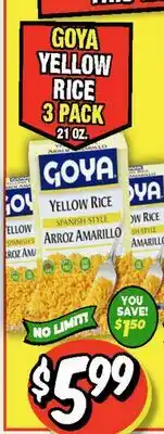 Western Beef GOYA YELLOW RICE offer