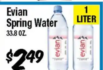 Western Beef Evian Spring Water offer