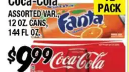 Western Beef Coca-Cola ASSORTED VAR., 12 OZ. CANS, 144 FL OZ offer
