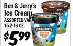 Western Beef Ben & Jerry's Ice Cream offer