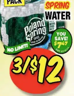 Western Beef POLAND SPRING WATER offer