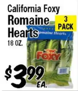 Western Beef California Foxy Romaine Hearts offer