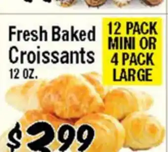 Western Beef Fresh Baked Croissants offer