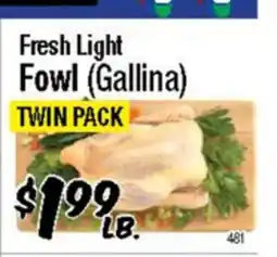 Western Beef Fresh Light Fowl (Gallina) offer