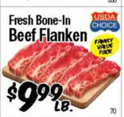 Western Beef Fresh Bone-In Beef Flanken offer
