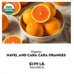 Bristol Farms Organic NAVEL AND CARA CARA ORANGES offer