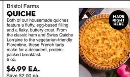 Bristol Farms Bristol Farms QUICHE offer