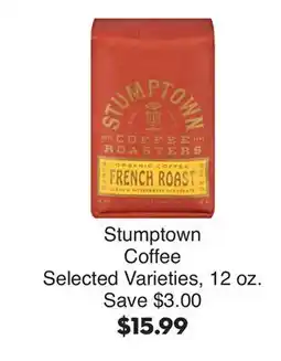 Bristol Farms Stumptown Coffee offer