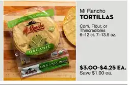 Bristol Farms Mi Rancho TORTILLAS offer