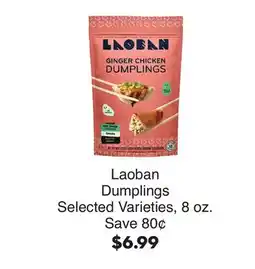 Bristol Farms Laoban Dumplings offer