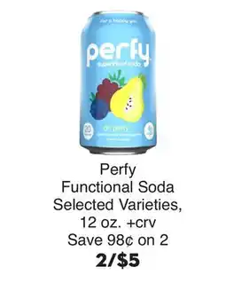 Bristol Farms Perfy Functional Soda offer