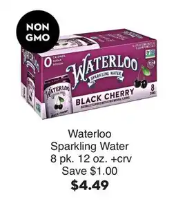 Bristol Farms Waterloo Sparkling Water offer