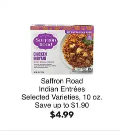 Bristol Farms Saffron Road Indian Entrées offer