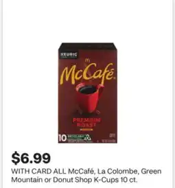 CVS ALL McCafé, La Colombe, Green Mountain or Donut Shop K-Cups offer