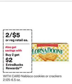 CVS Nabisco cookies or crackers offer