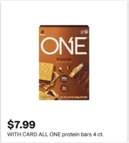 CVS ALL ONE protein bars offer
