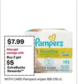 CVS Pampers wipes offer