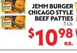 La Chiquita Food Market JEMM BURGER CHICAGO STYLE BEEF PATTIES offer